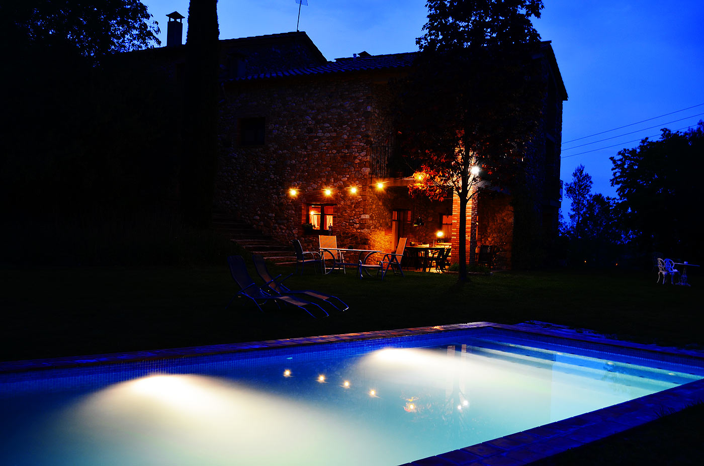 La propiedad de noche