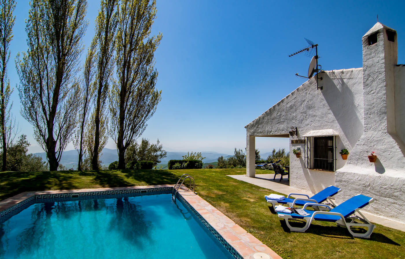 Great views from the pool area and villa