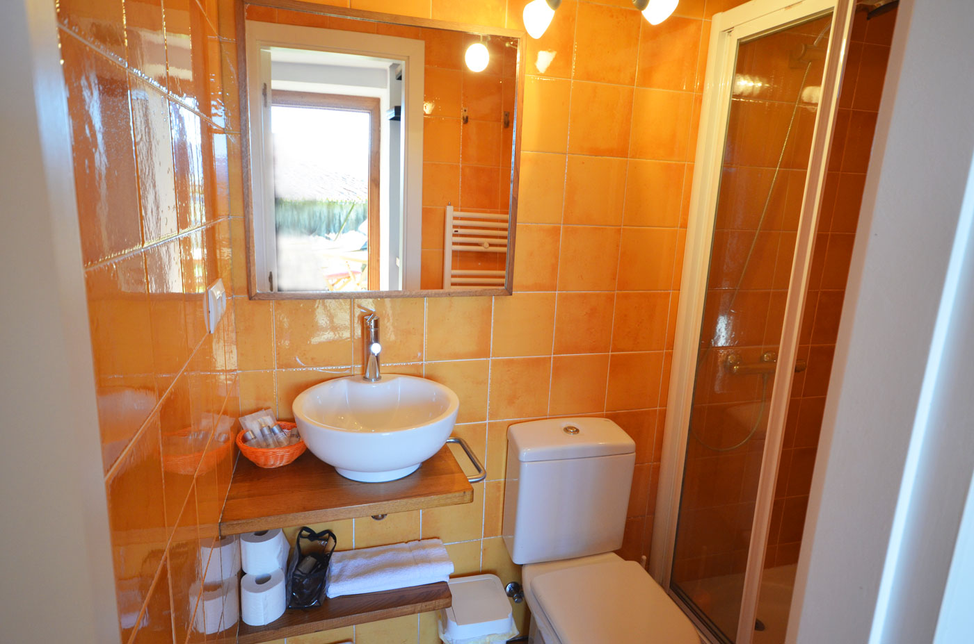 Bathroom with walk-in shower