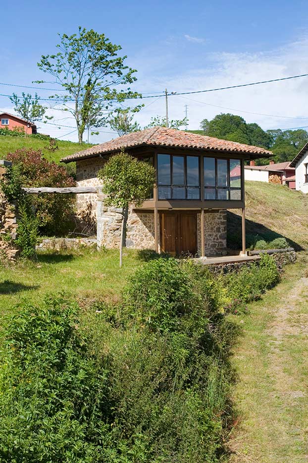 On the edge of little village with one restaurant