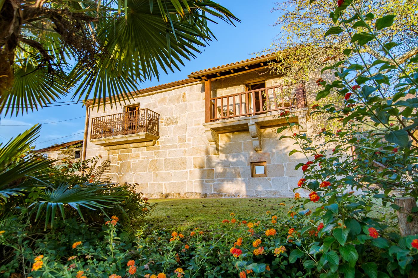 Balconies in the main house