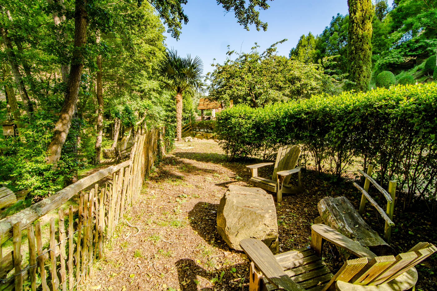 Private spot for reading a book