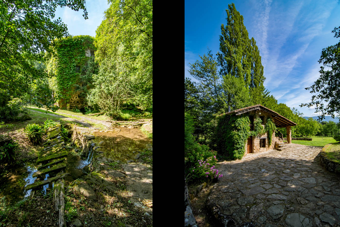 Main house with additional cottage (included in the price) 