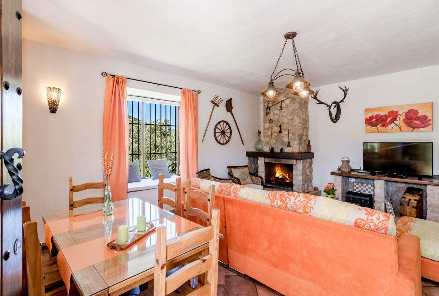Espacio diáfano, comedor / sala de estar / cocina