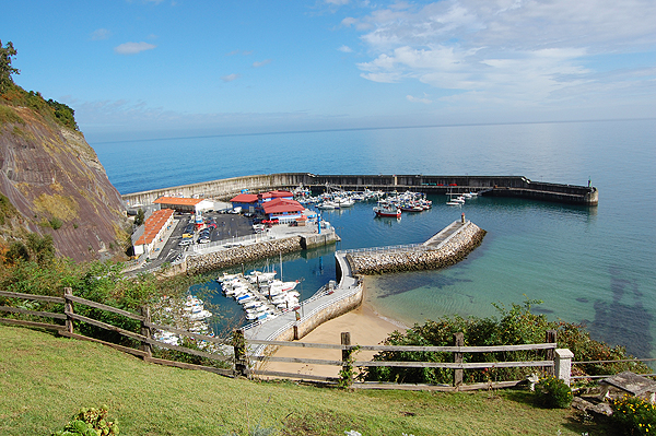 Lastres fishing port in Asturias