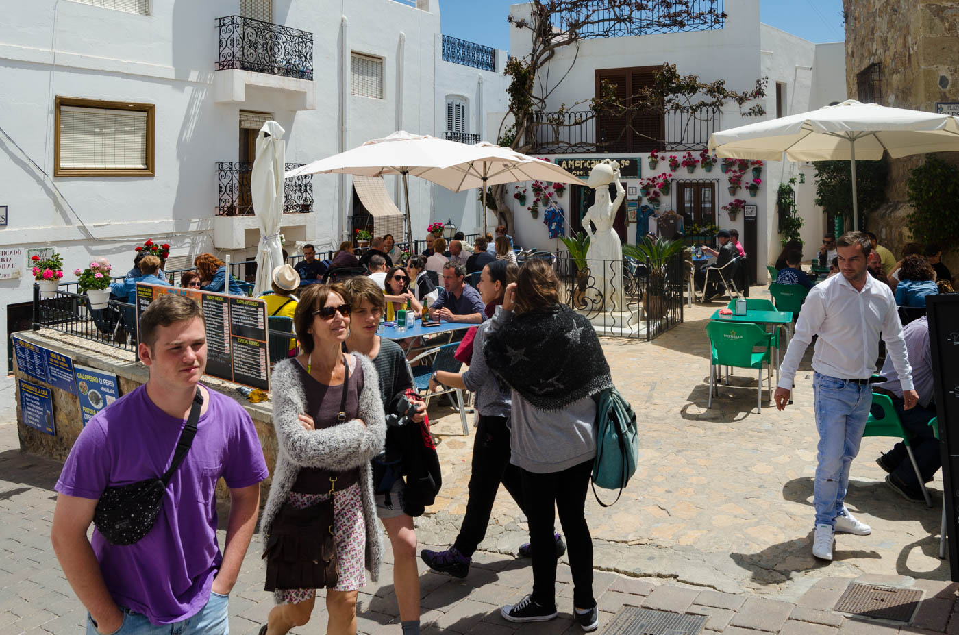 El centro de Mojacar se encuentra a 6km 