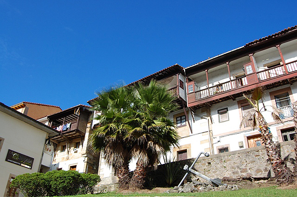 Traditional houses in Lastres, Asturias