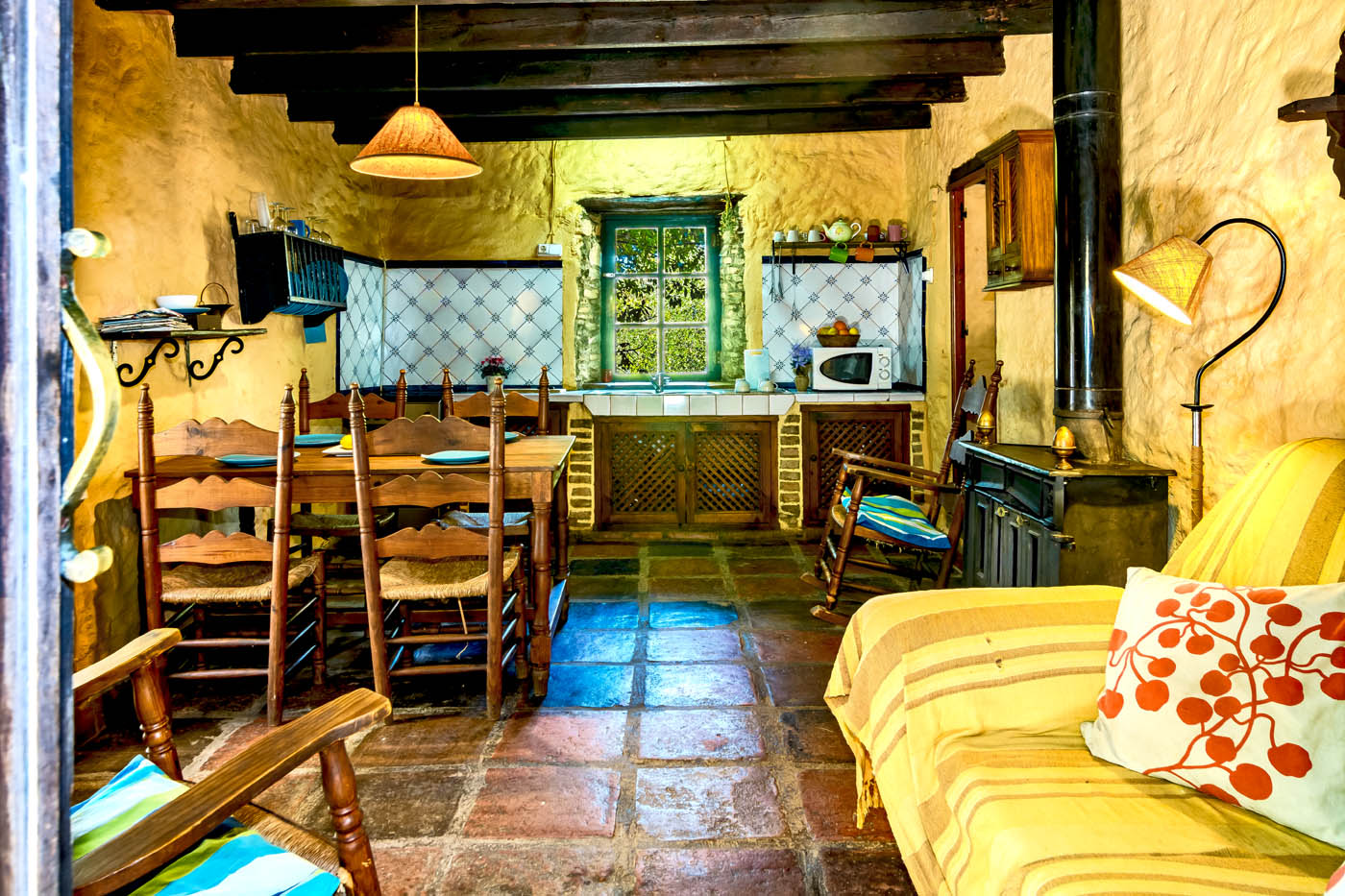 The accommodation is basic and unpretentious