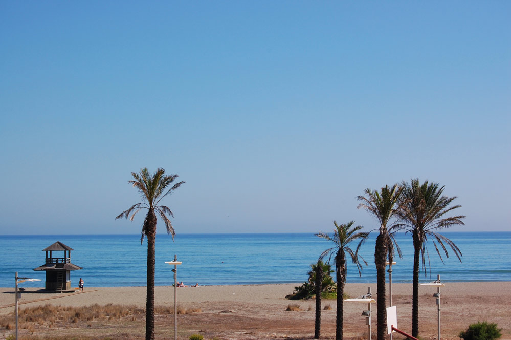 Malaga beaches are around 30 minutes drive