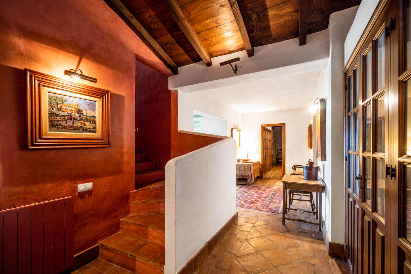 Stairs to first floor