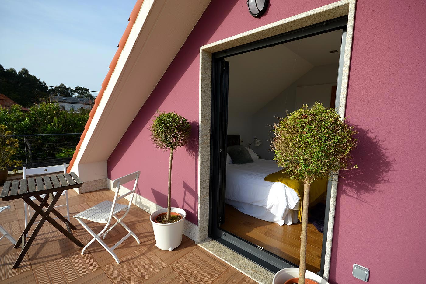 Wake up and relax by the top terrace