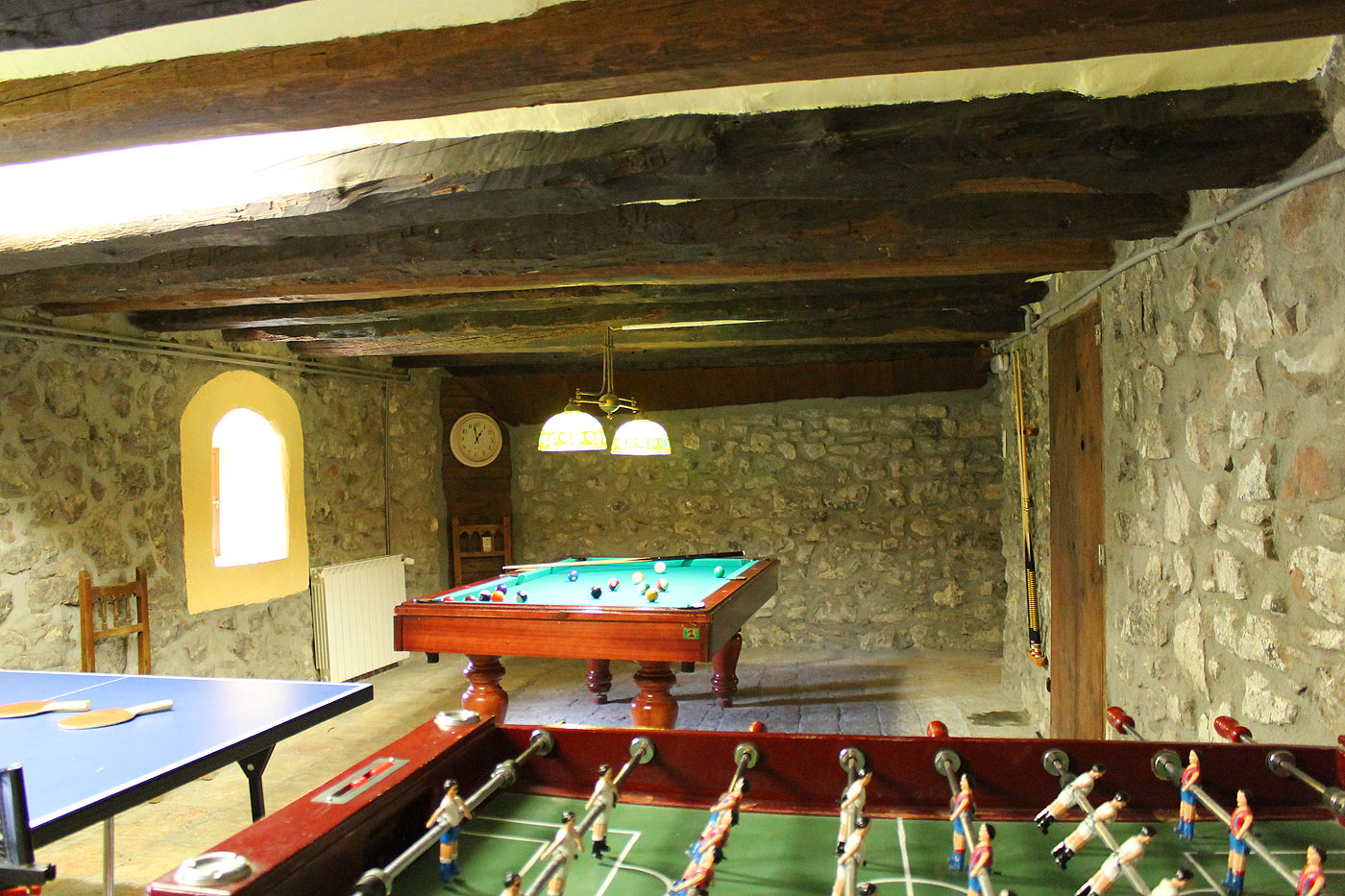 Table tennis, soccer and a snooker too