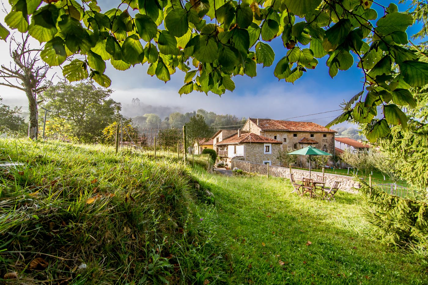 This is the cottage private garden, 20 metres from the cottage