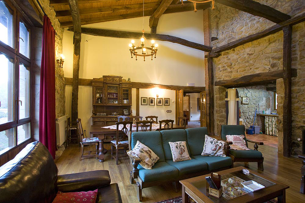 Open plan living area