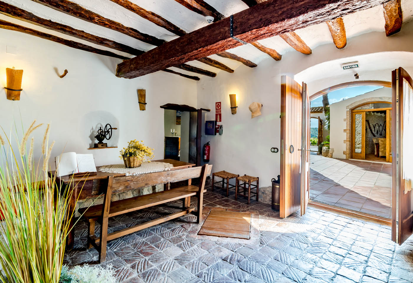 Entering your 15th century holiday home