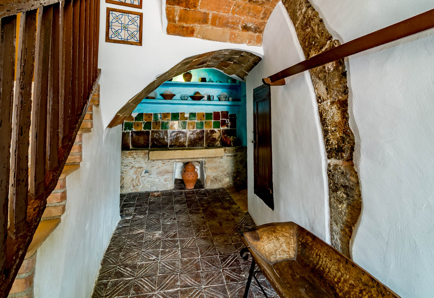 Ground floor hallway full of original features