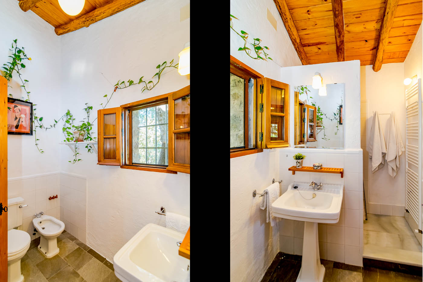 2nd bathroom with ample walk-in shower