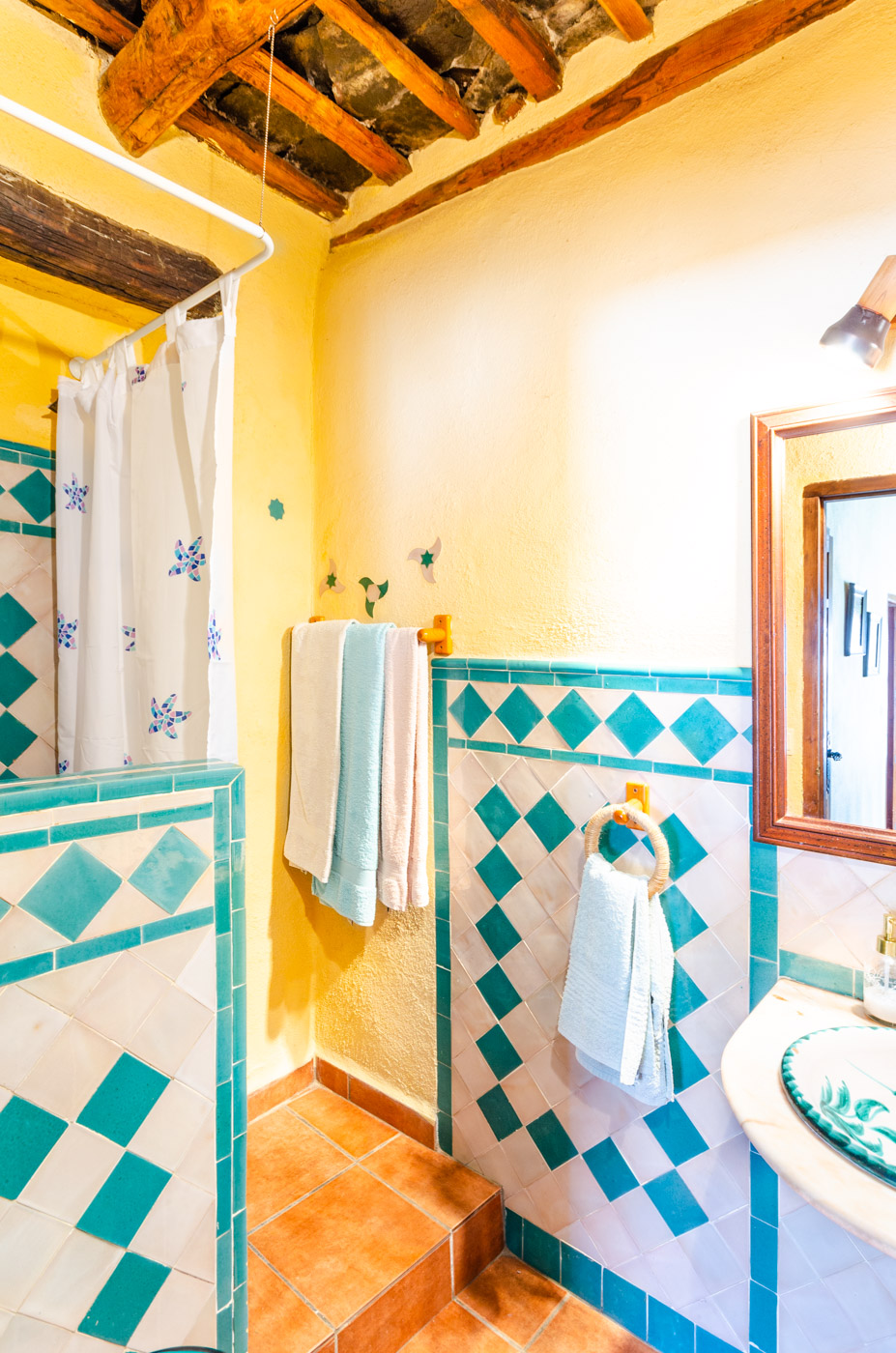 El baño está en el 1er piso