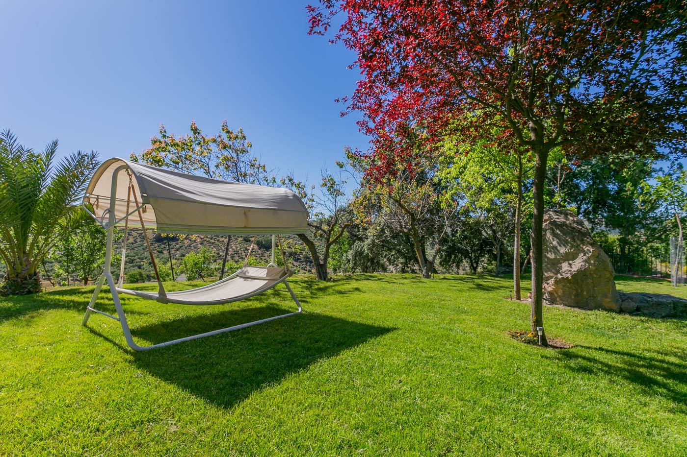 Muebles en el jardín