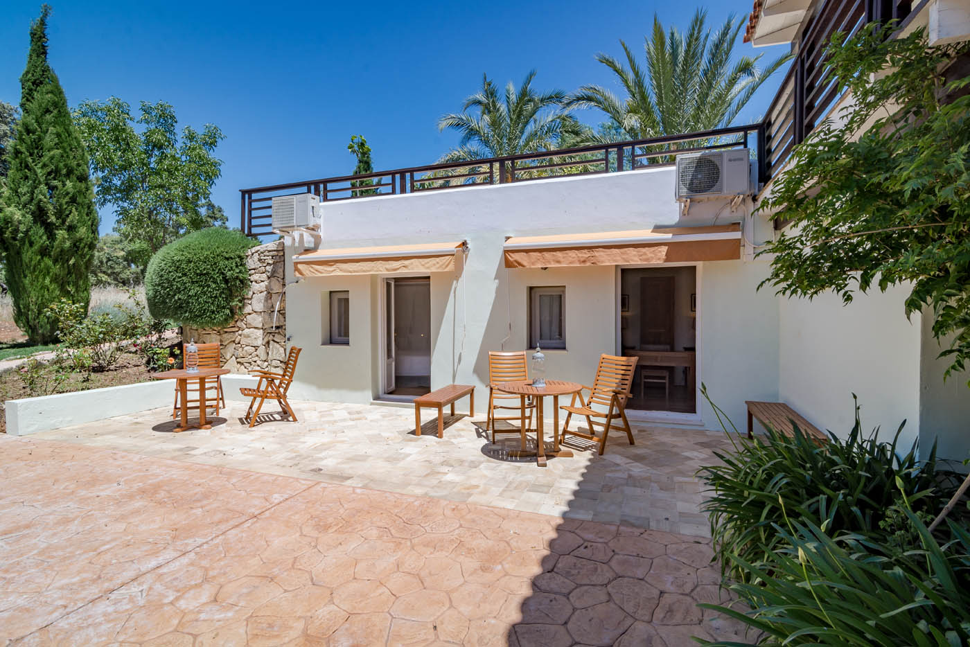 2 dormitorios en la planta inferior 