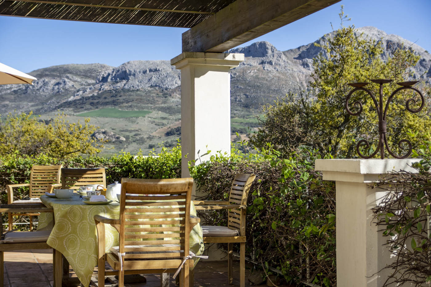 Views to Torcal mountain range