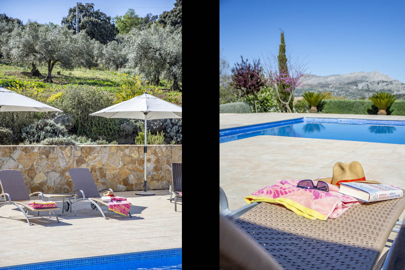 Sunbathe by the 10 metre long pool