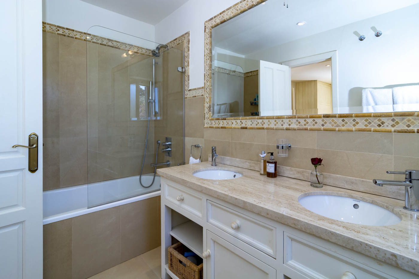 Well-presented bathrooms