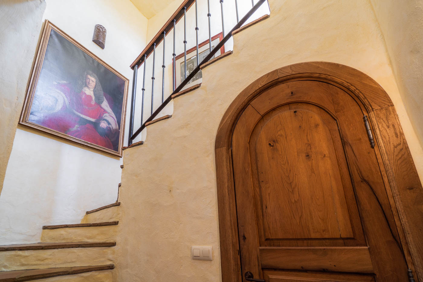 Stairs to master bedroom