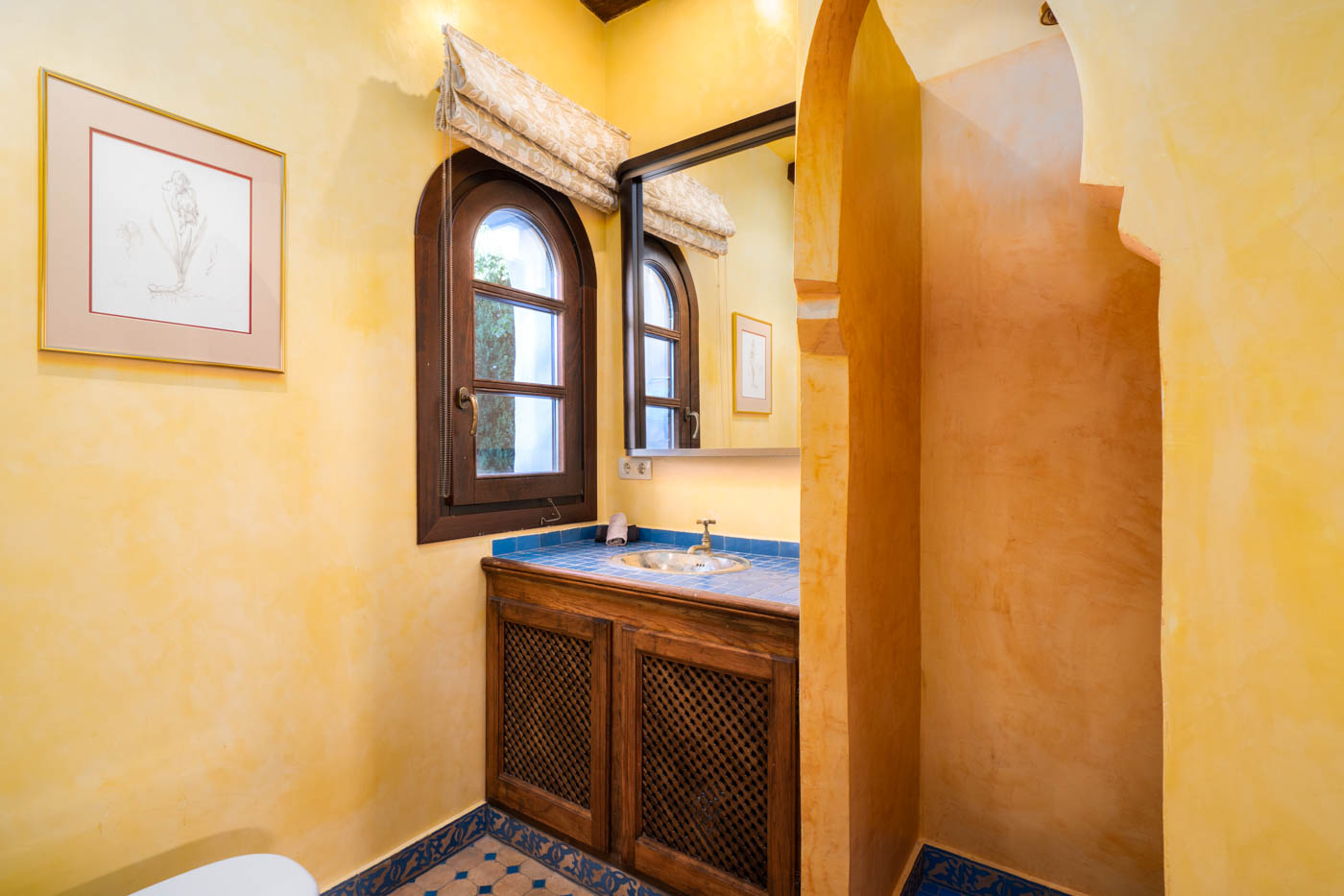 Ensuite facilities with walk-in shower