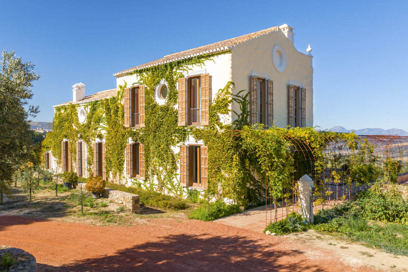 A restored 19th century farmhouse