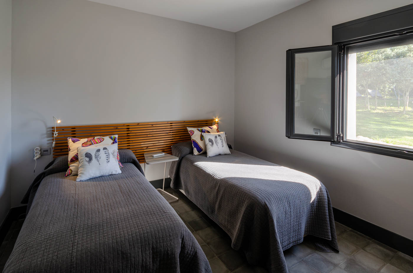 Habitación con dos camas