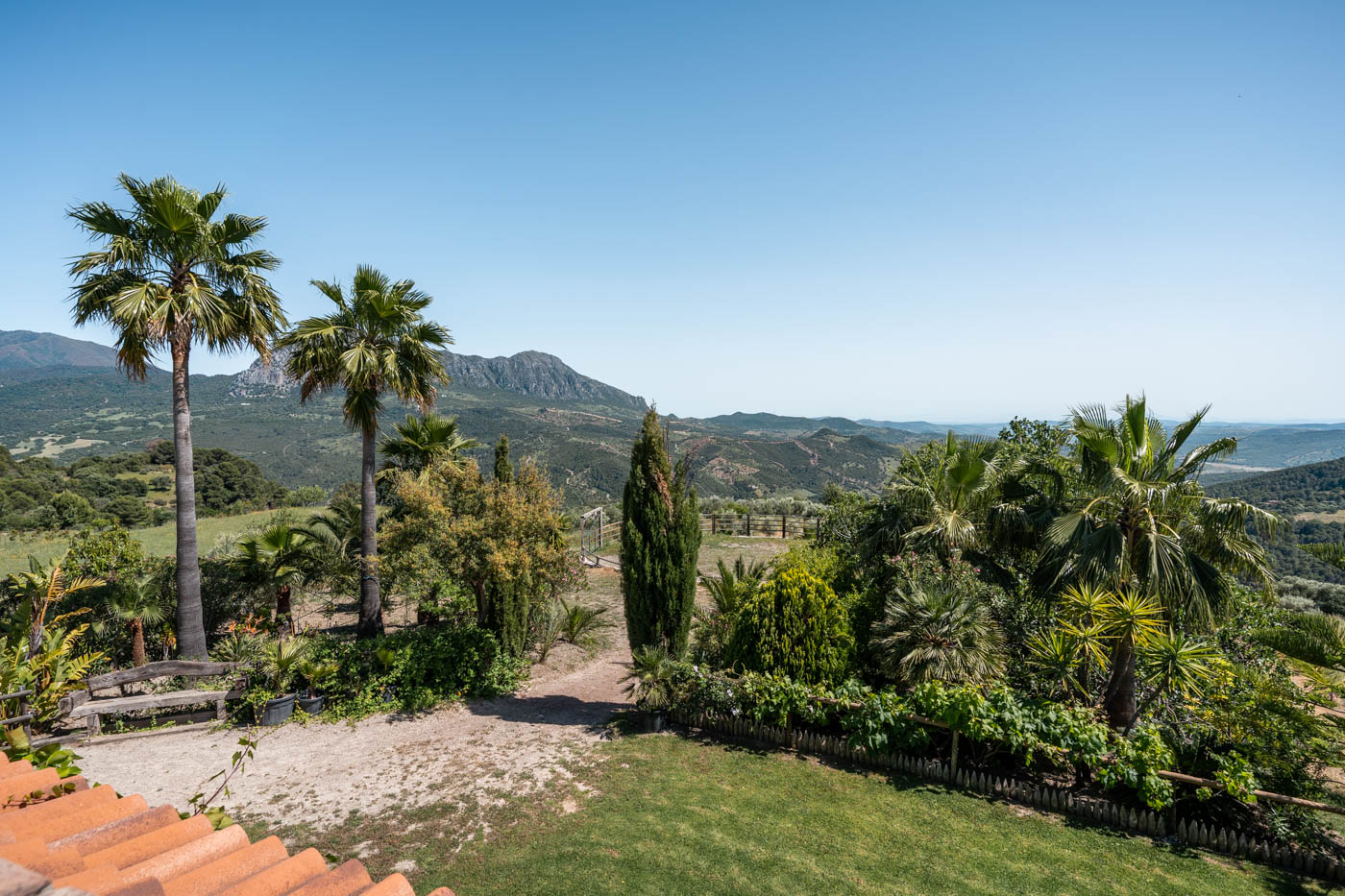 Sea views on clear days