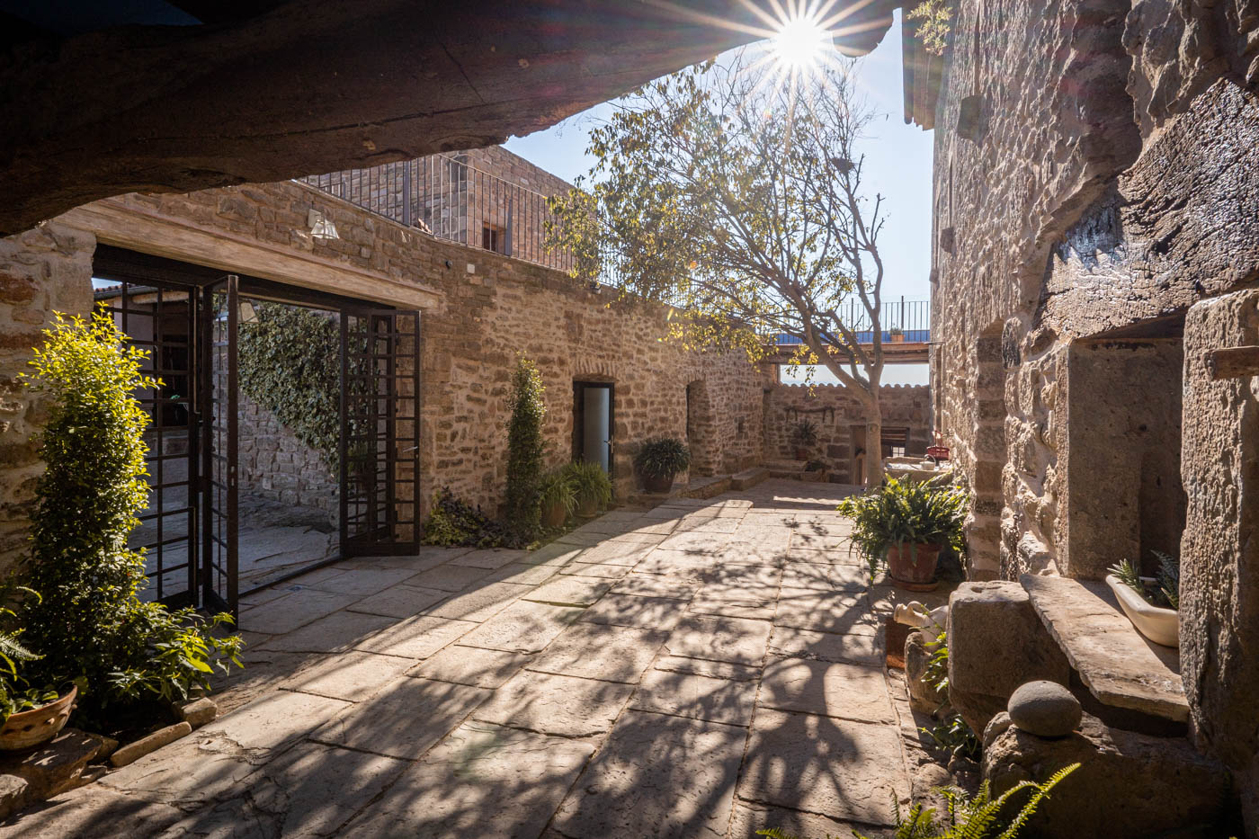 This patio gives access to Bedroom 1