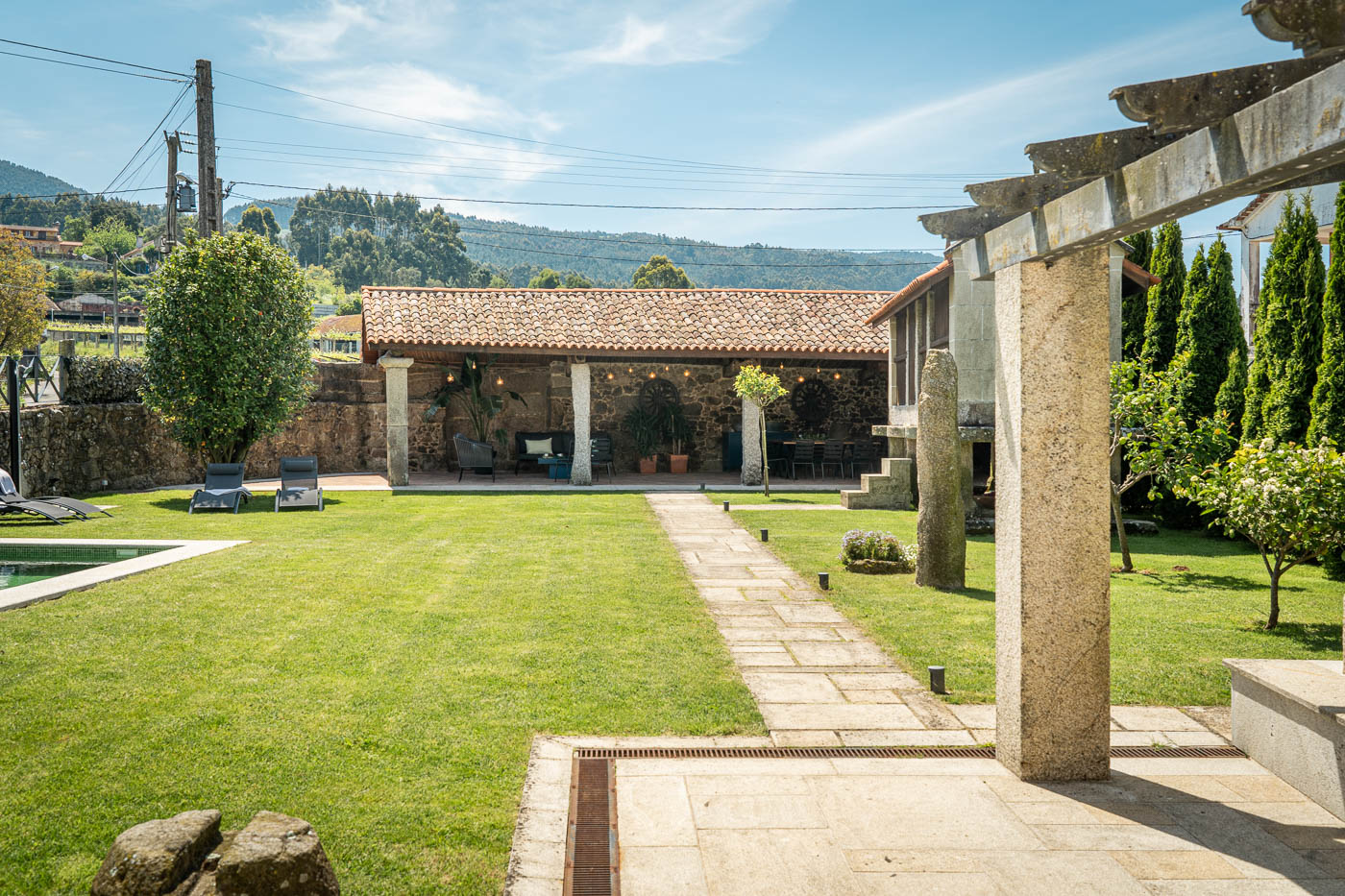 Garden and outdoor porch