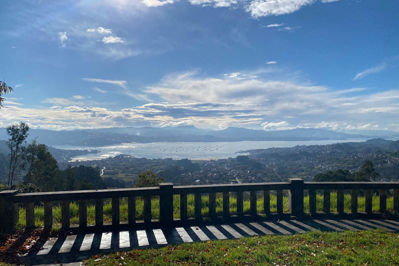 Part of Rias Baixas seen from a local view point