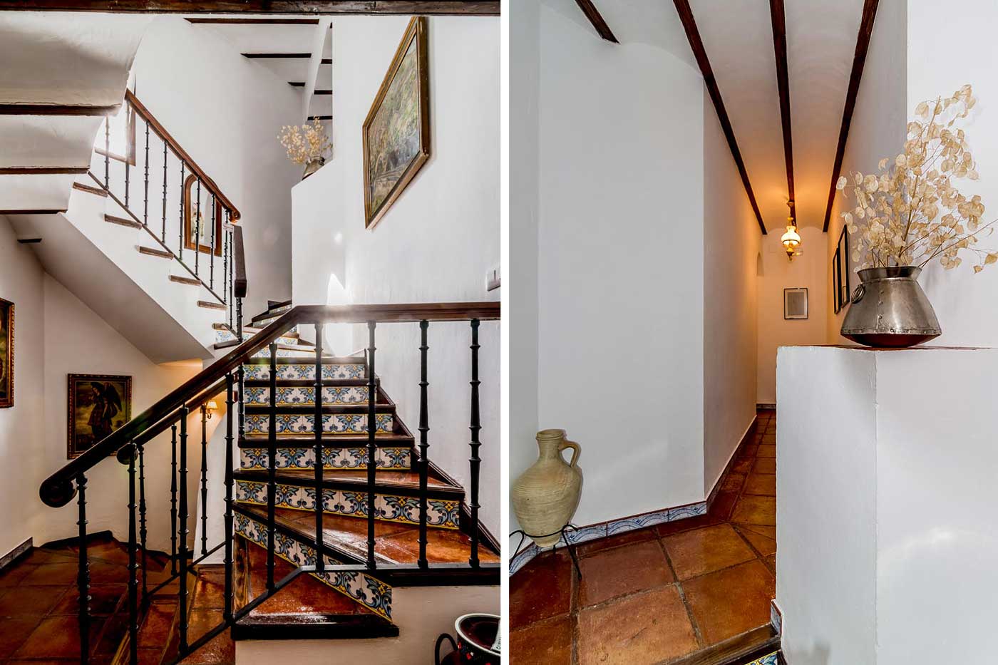 Escaleras y pasillo a dormitorios primera planta