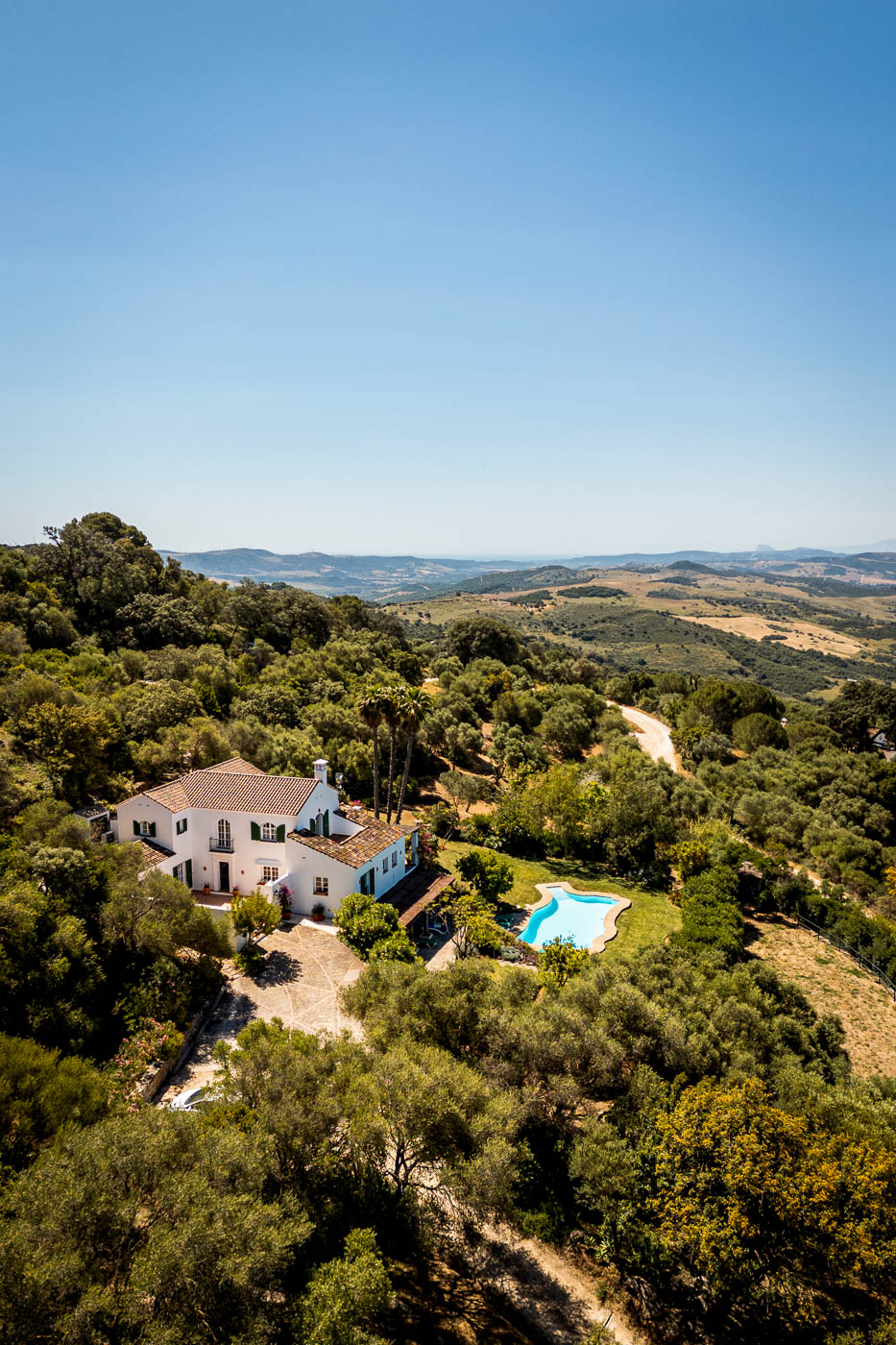 Vistas a Gibraltar y el mar