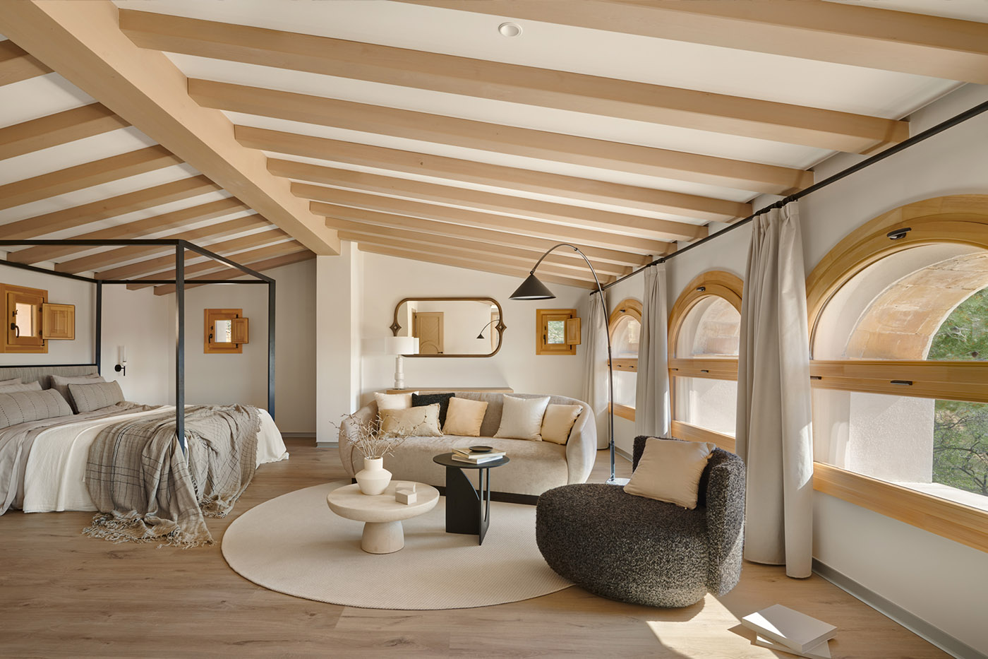 Master bedroom is spectacular