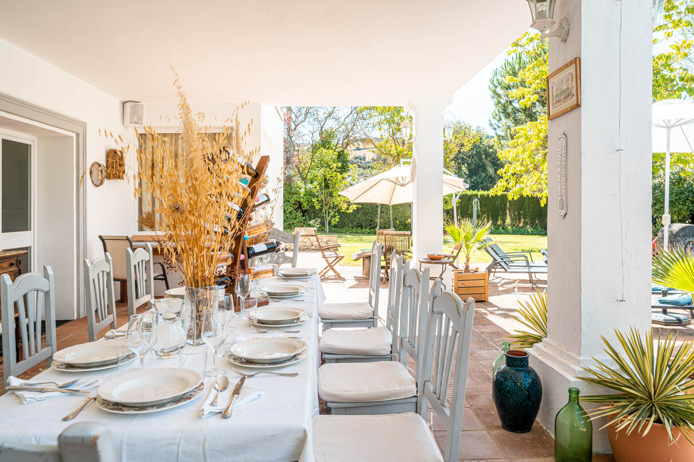 Outdoor dining facilities