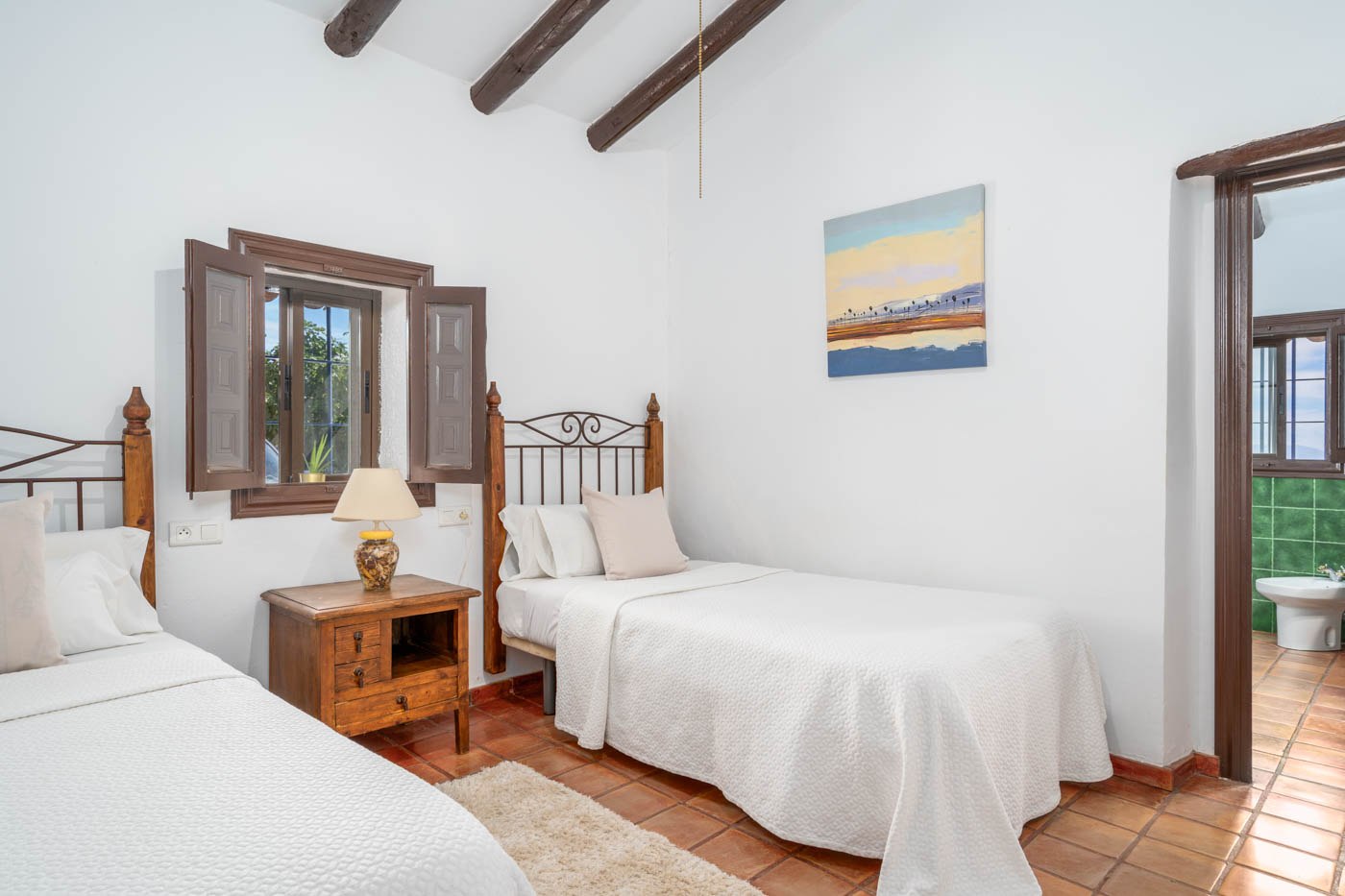 Habitación con dos camas