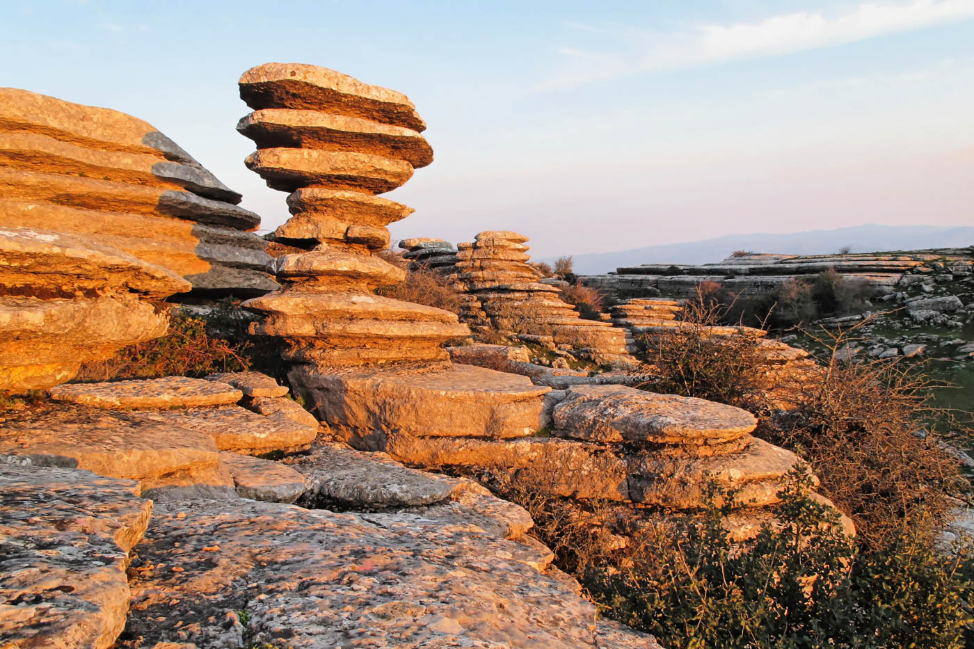 La casa está junto al Parque Natural del Torcal