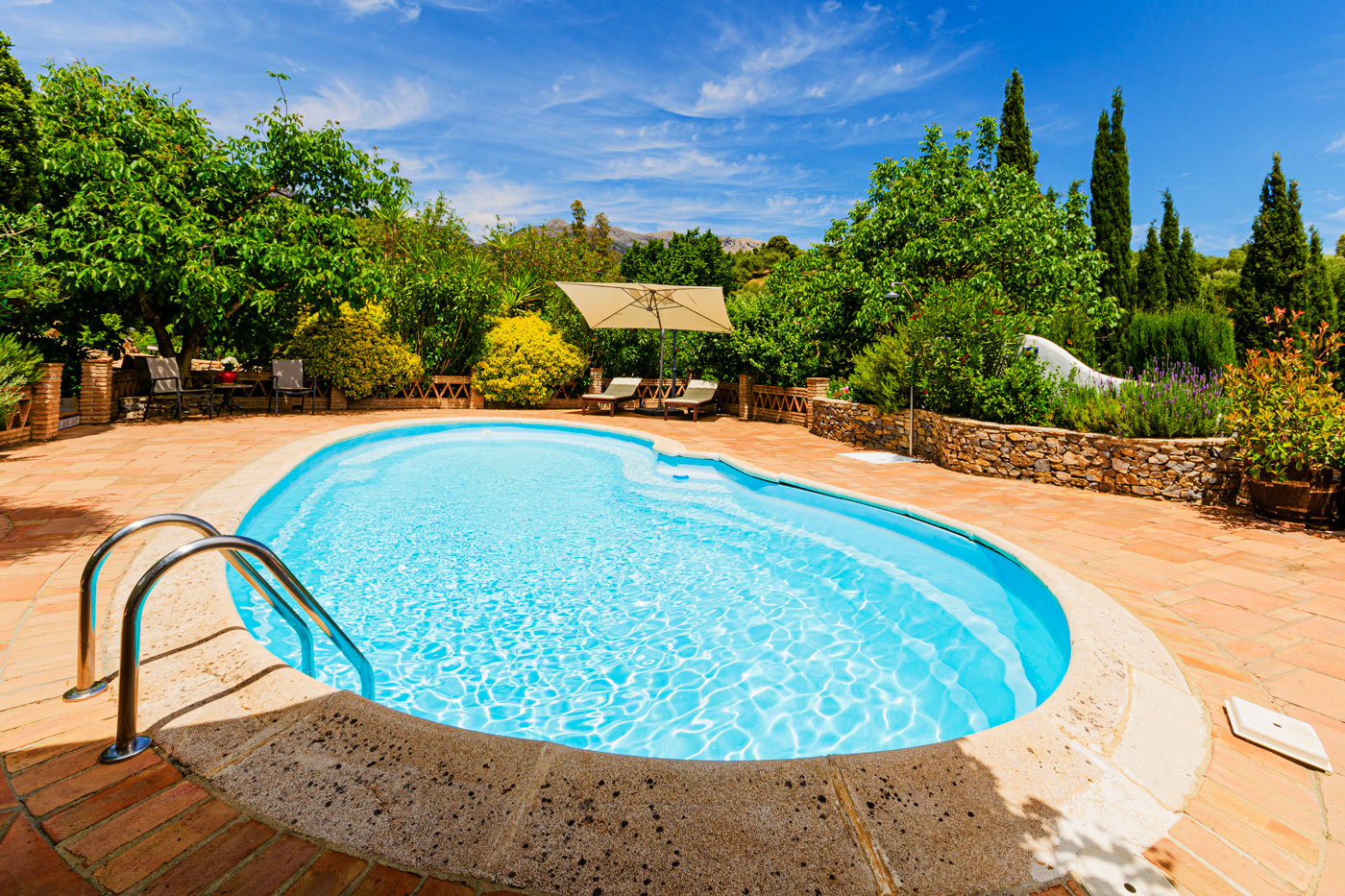 Good sized pool (upgraded with new surface in 2025)