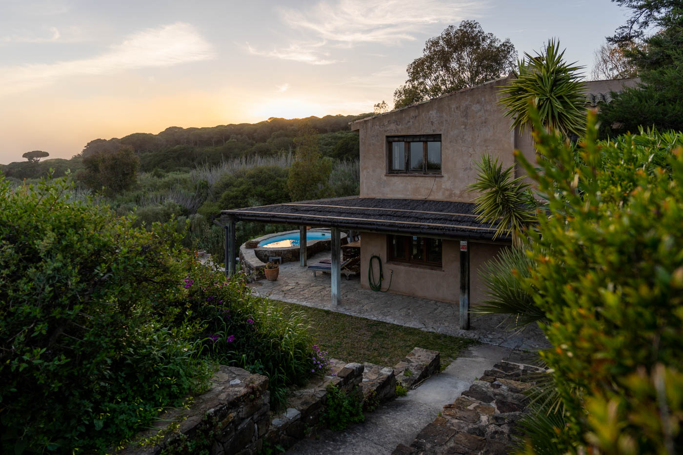 Sunset from your villa!