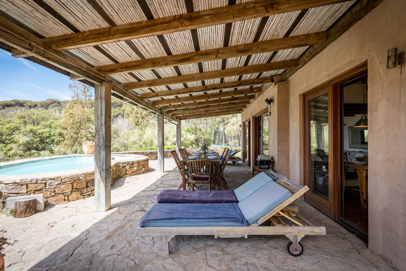 Main porch / terrace / pool area