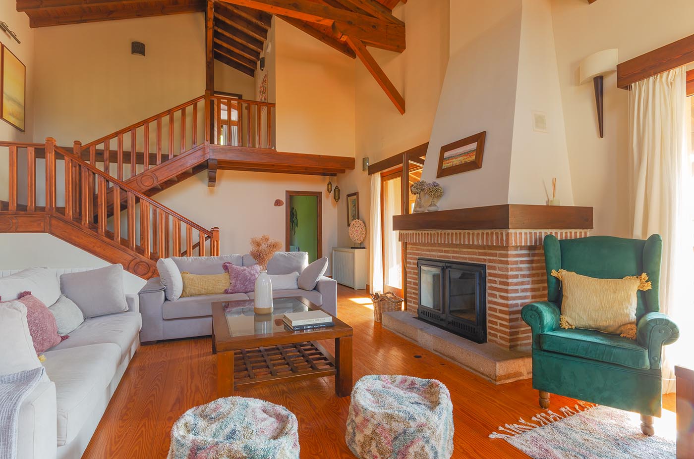 This property is arranged on three floors