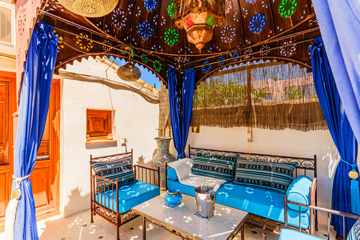 Moorish terrace on first floor