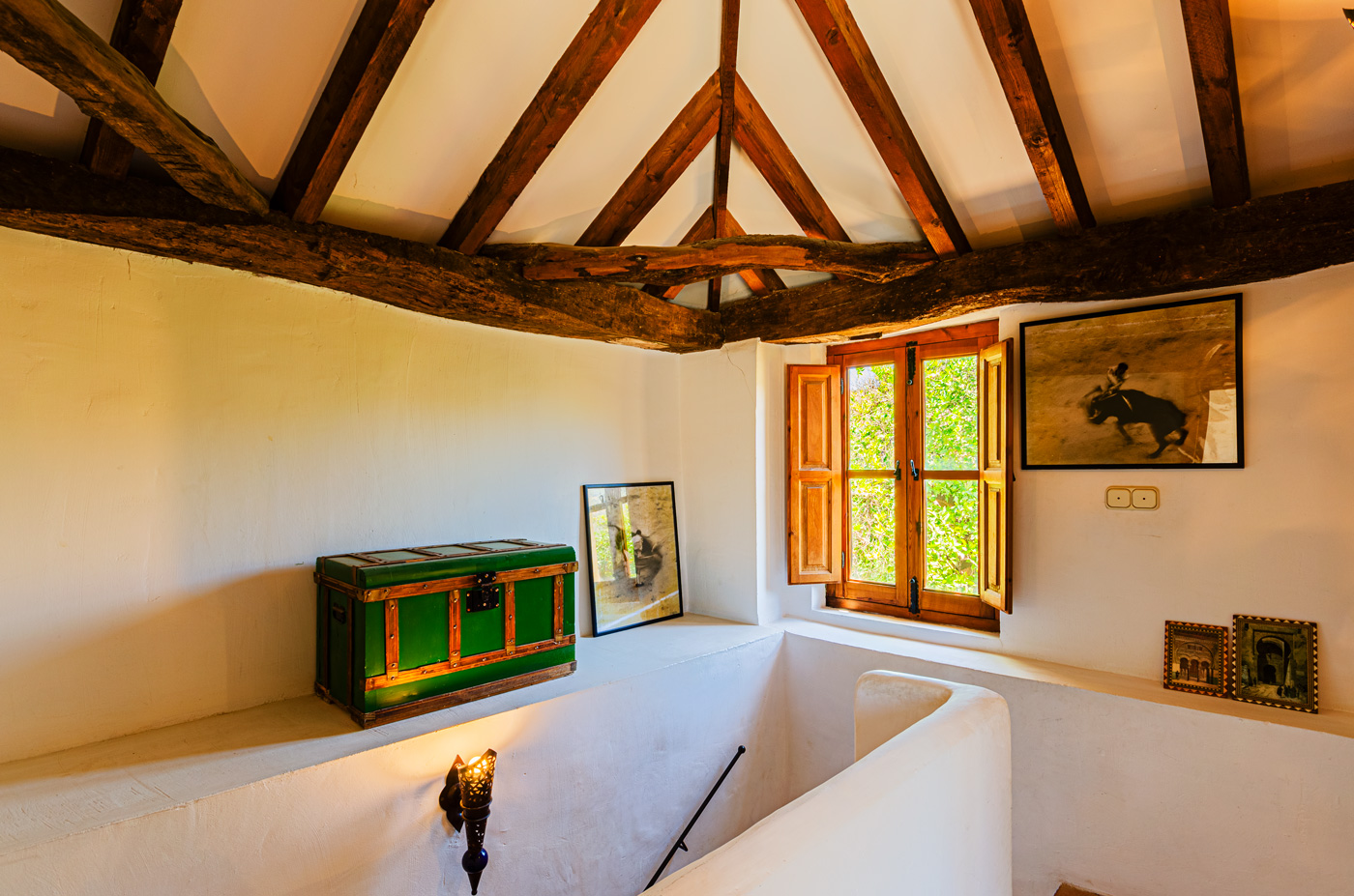 Stairs down to ground floor