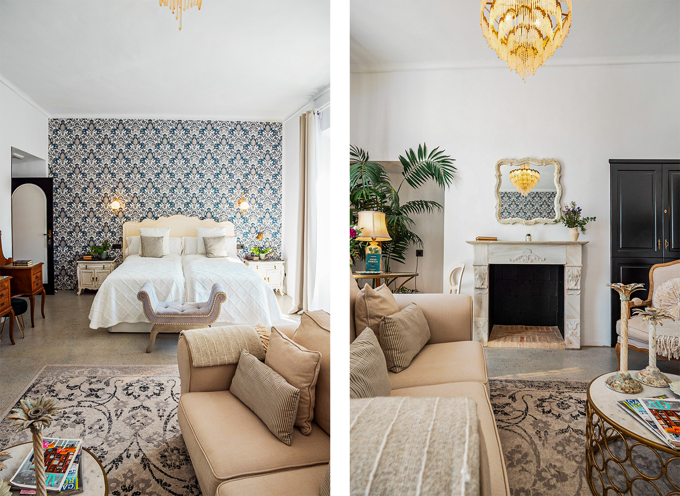 From living area of suite 4 there is a door to an additional bedroom