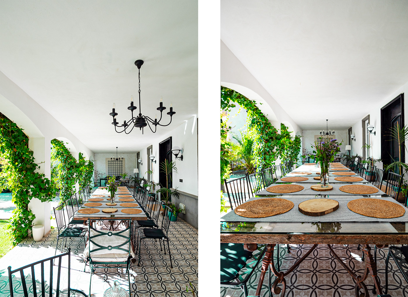 Outdoor dining facilities