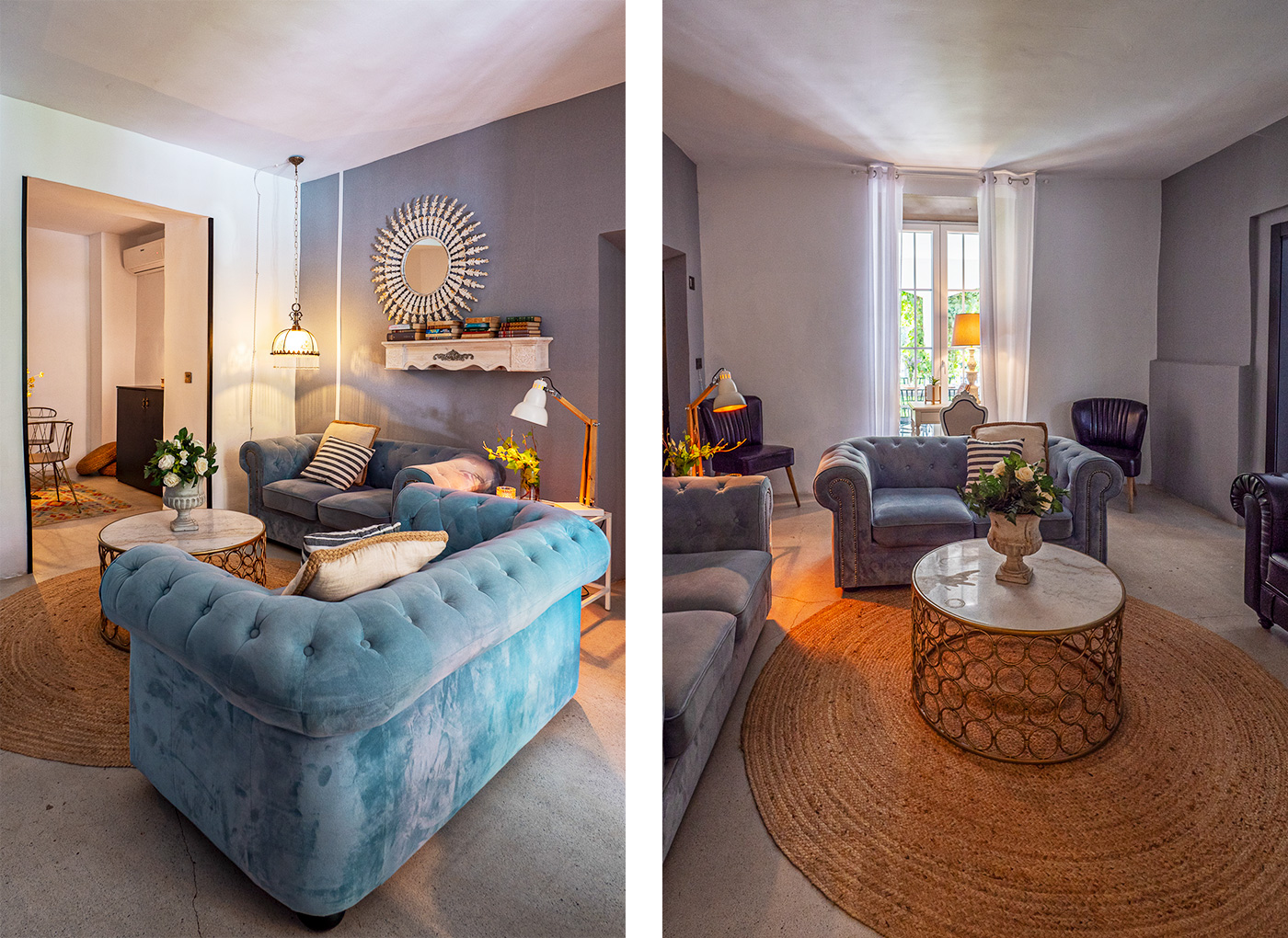 The Blue Living Area